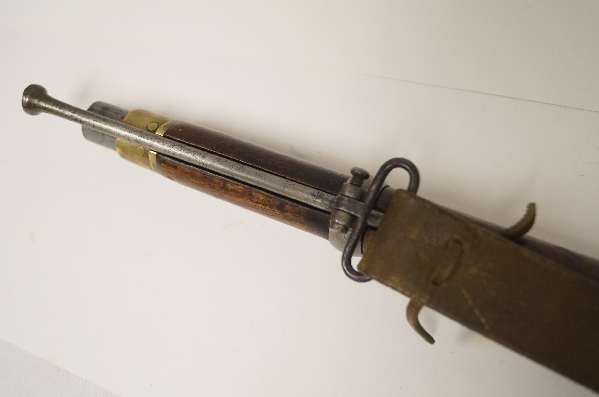 Antique Original English Pattern 1853 Enfield Two-Band Crown/VR Tower 1855 Rifle-Musket