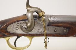 Antique Original English Pattern 1853 Enfield Two-Band Crown/VR Tower 1855 Rifle-Musket