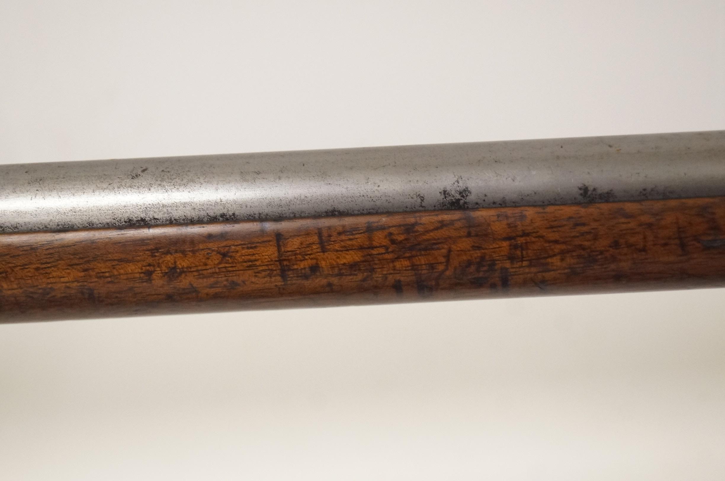 Antique Original English Pattern 1853 Enfield Two-Band Crown/VR Tower 1855 Rifle-Musket