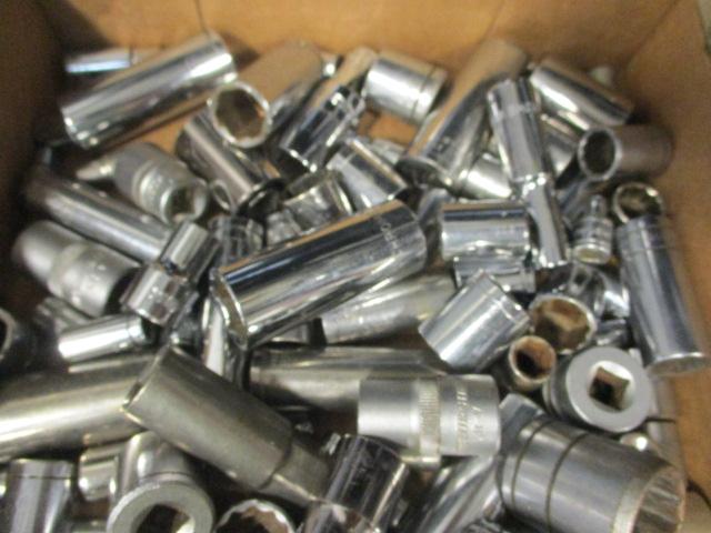 Various Size and Manufacturer Sockets-Craftsman, S&K, Pittsburgh, etc.