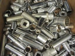 Various Size and Manufacturer Sockets-Craftsman, S&K, Pittsburgh, etc.