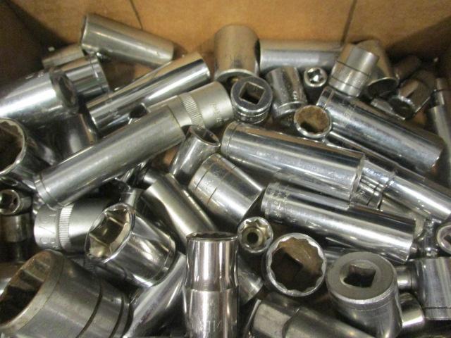Various Size and Manufacturer Sockets-Craftsman, S&K, Pittsburgh, etc.