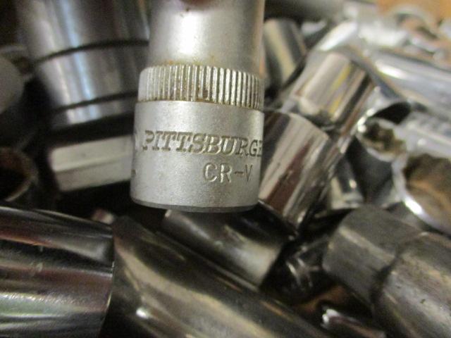 Various Size and Manufacturer Sockets-Craftsman, S&K, Pittsburgh, etc.