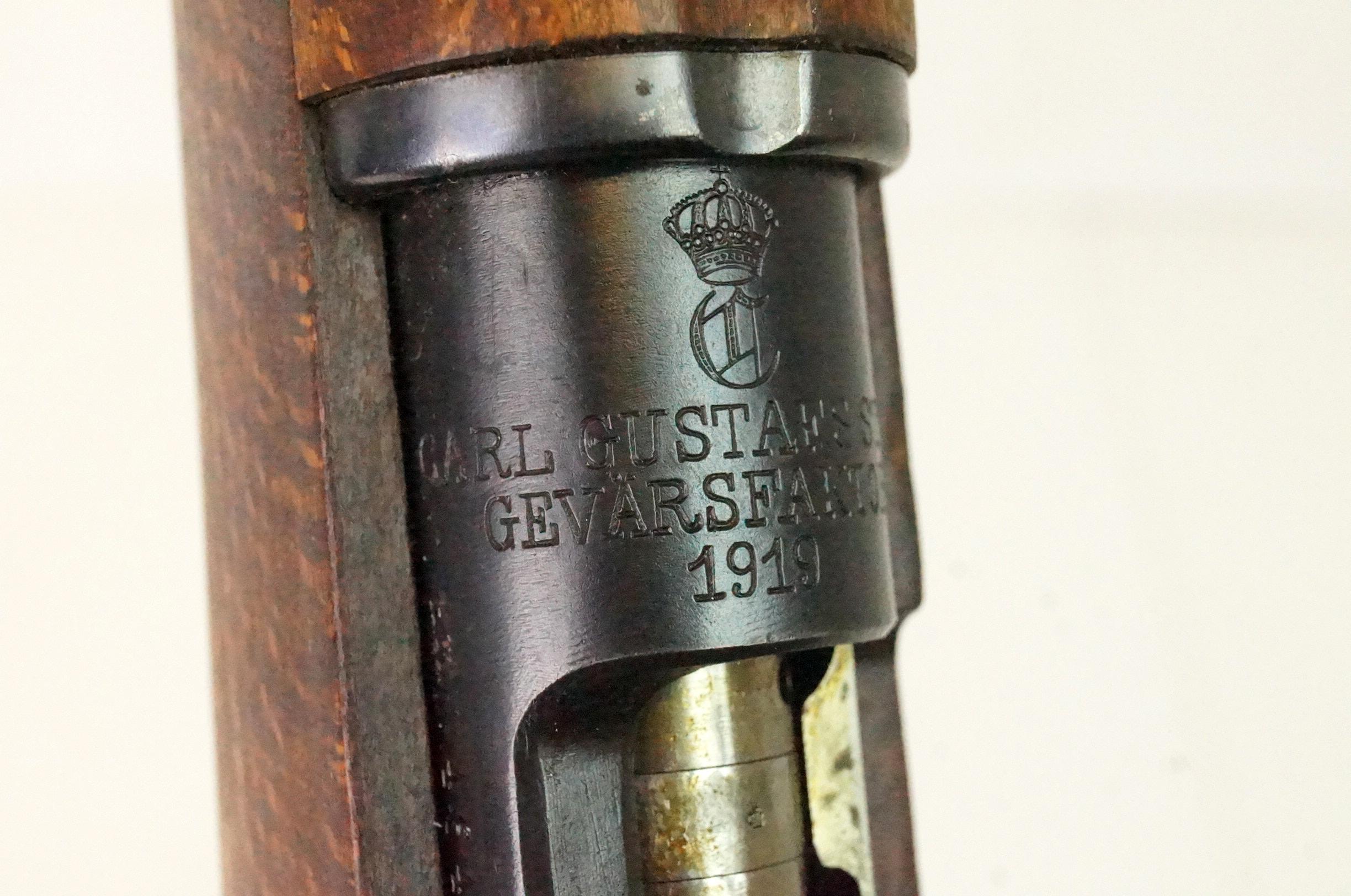 Carl Gustafs Stads Gevarsfaktori 1919 Swedish Mauser M96 6.5x55mm Bolt Action Rifle