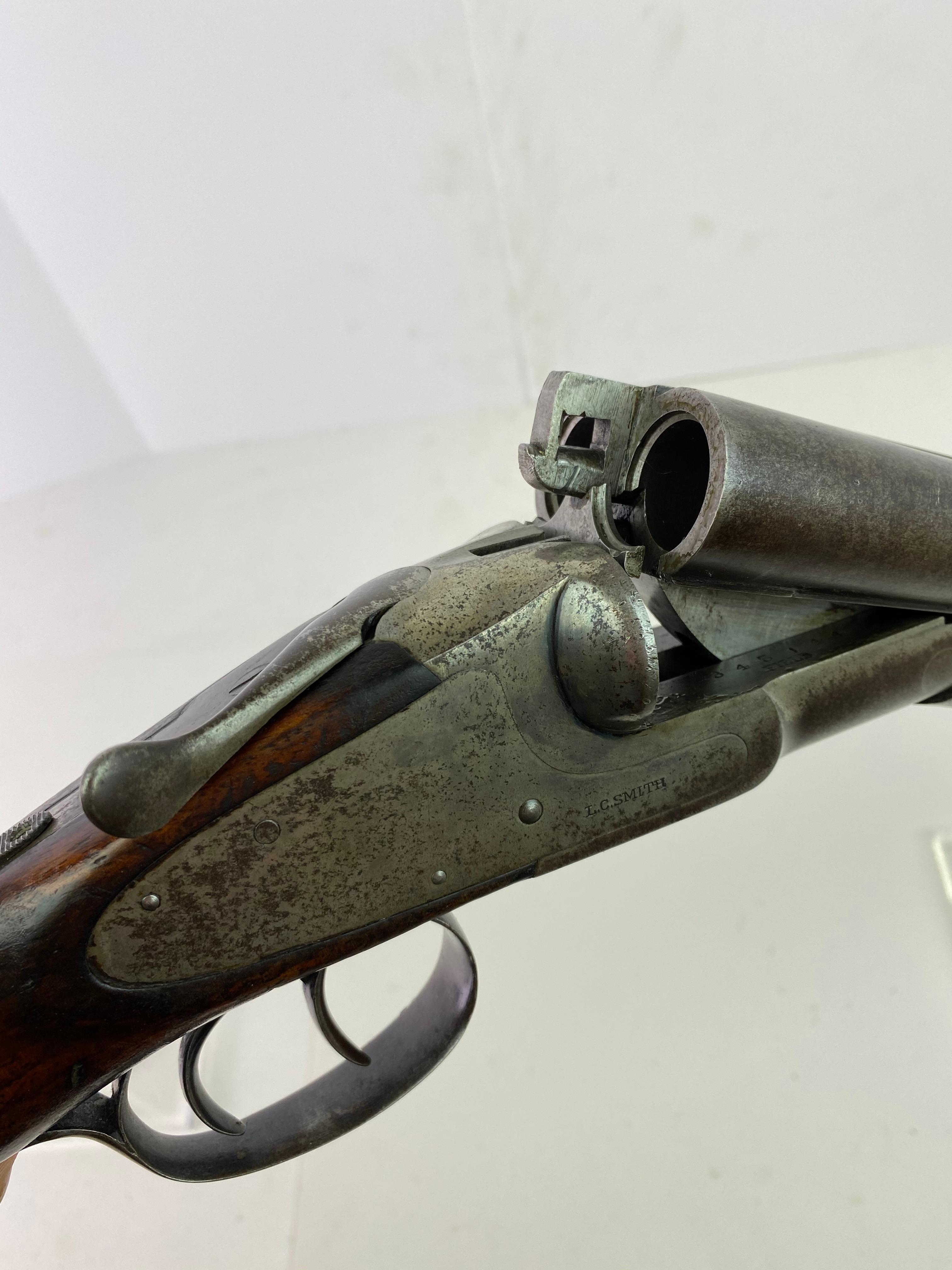1913 L.C. Smith Field Grade 12 GA. SXS Double Barrel Hammerless Shotgun