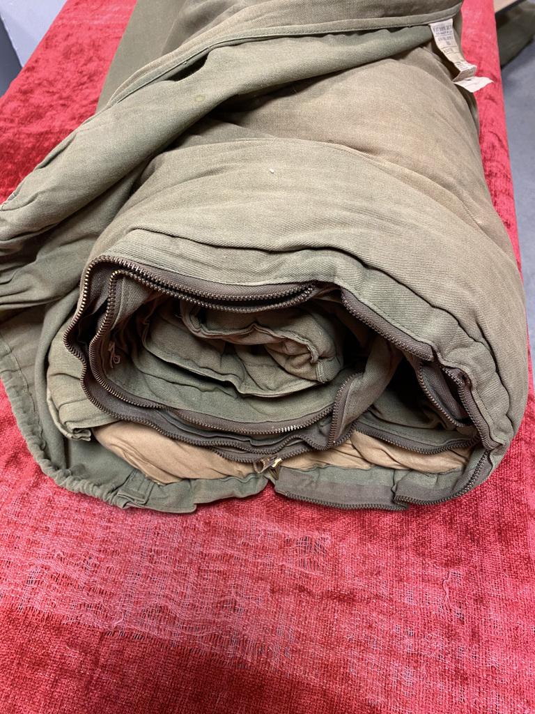 Incredibly Rare and Original WWII Kapok Sleeping Bag