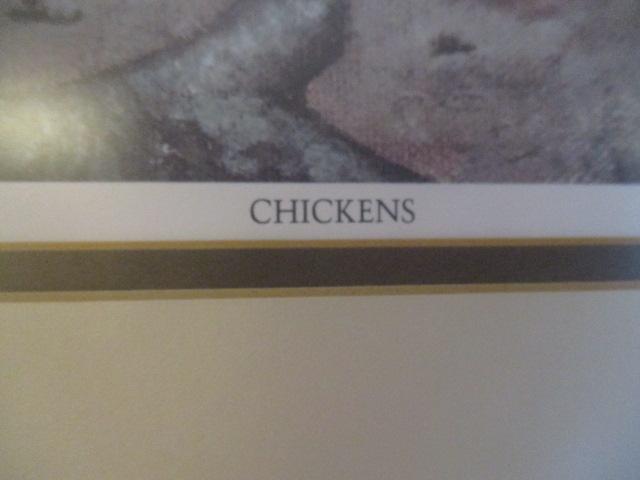"Chickens" by Frank Morris Signed and Numbered Framed Print