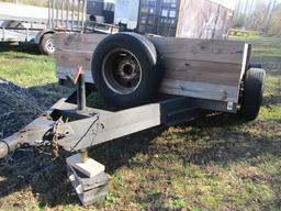 Dual Axle Wood Side Trailer