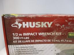 Husky 1/2" Impact Wrench Kit in Box