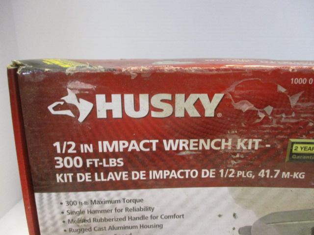 Husky 1/2" Impact Wrench Kit in Box