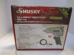 Husky 1/2" Impact Wrench Kit in Box