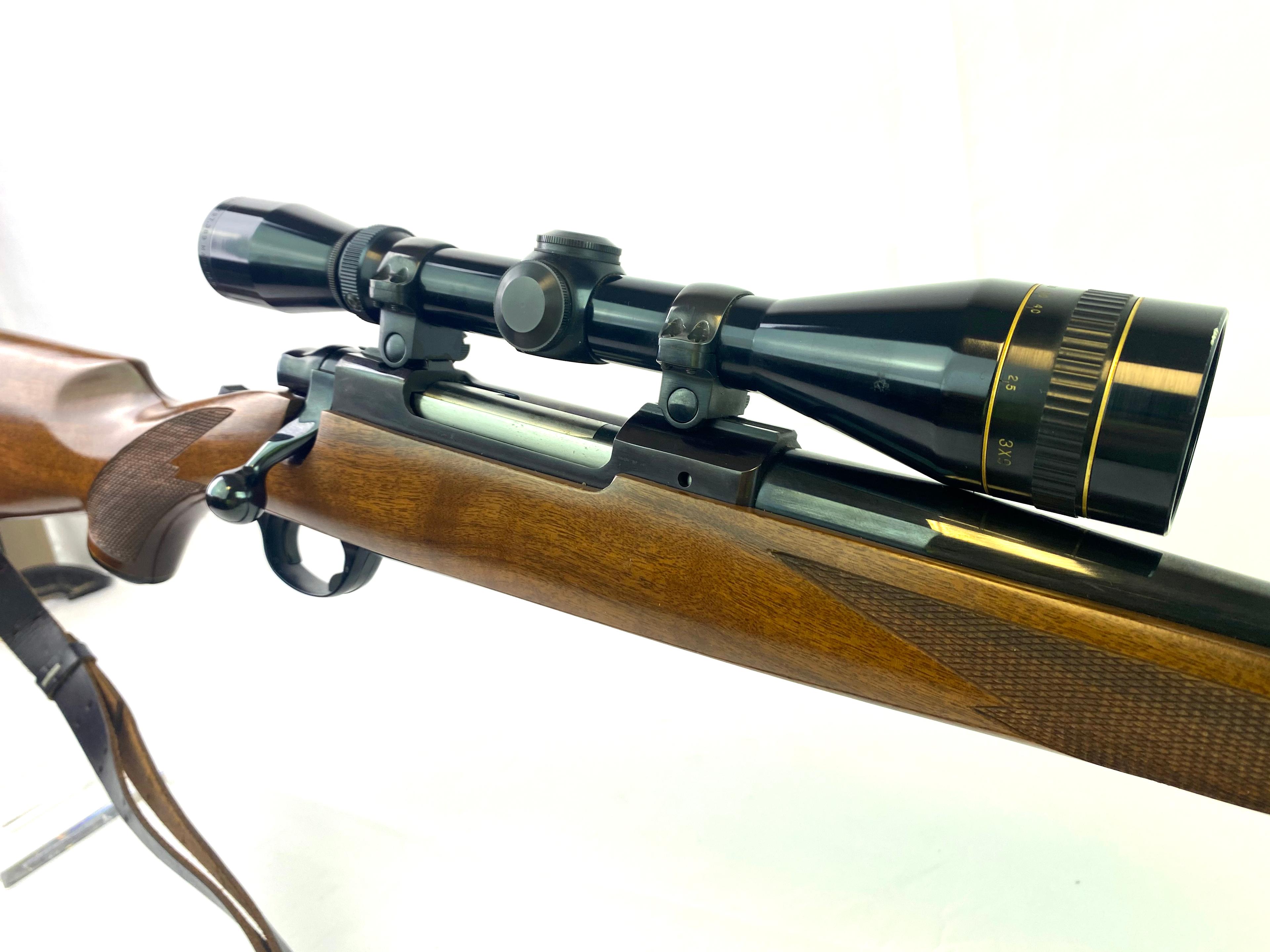Excellent 1977 Ruger M77 7mm Rem. Mag. Tang Safety Bolt Action Rifle with Leupold Scope