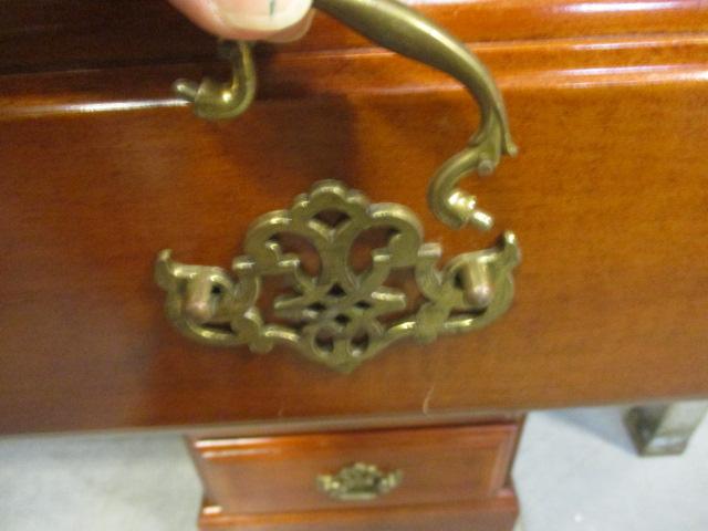 Four Piece Roll-Top Desk With Hutch
