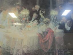 Framed And Matted Formal Dining Print