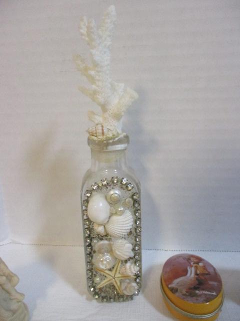 Paper Weights, Lacquered Plaques, Duck, Hand Painted Shade, etc.