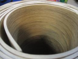 Roll of Sheet Vinyl-Reclaimed Wood Strip Flooring Pattern