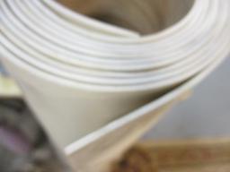 Roll of Sheet Vinyl-Reclaimed Wood Strip Flooring Pattern