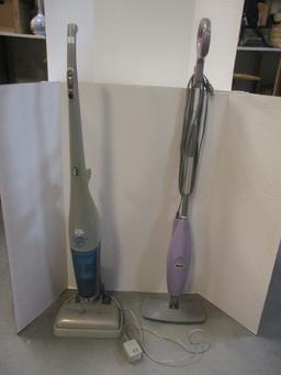 Dirt Devil Platinum Force Rechargeable Stick Vacuum and Shark Steam Mop