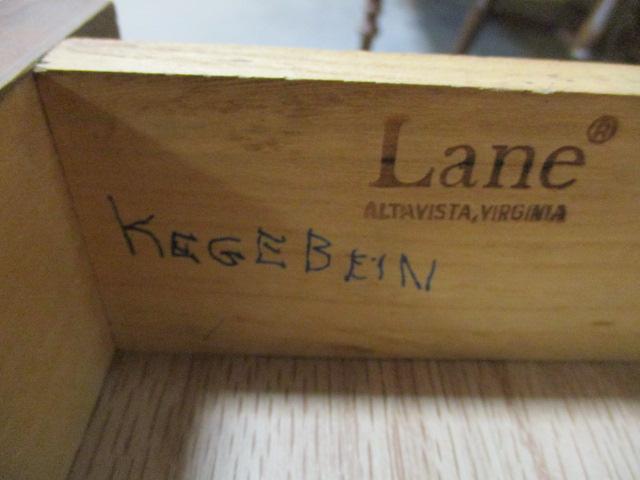 Lane Mid-Century Media Stand With 1 Drawer And Cane Undershelf