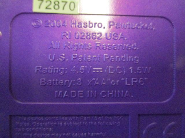 2004 Hasbro Video Now Color Player with 9 Games