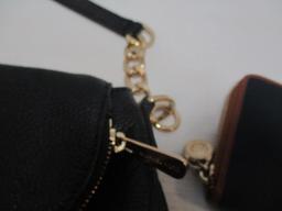 Michael Kors Leather Handbag and Nylon Covered Wallet
