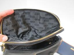 Michael Kors Leather Handbag and Nylon Covered Wallet