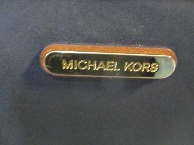 Michael Kors Leather Handbag and Nylon Covered Wallet