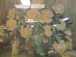 Framed Floral Still Life Print By Bessie Helstrom