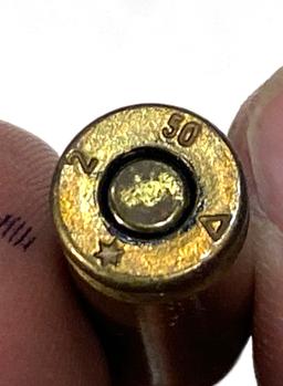 80 Rounds of Czech 1950 "bxn" 9mm Luger Ammunition on Stripper Clips