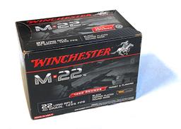 NIB 1000rds. of .22 LR - Winchester M22 40gr. Black Copper Plated RN Ammunition