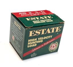 NIB 25 Shotshells of .410 GA. Ammunition - Estate HV Hunting Load 3" Length 7.5 Shot