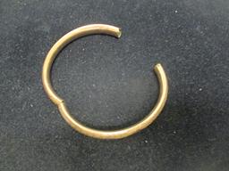 Antique Bangle Bracelet- Marked A.A.G. 1/10