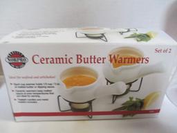 Silicone Candy Molds, Wood Cookbook Stand, Ceramic Butter Warmers, Spice Grinder, etc.