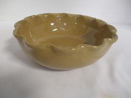 Vintage Kentucky Bybee Pottery Fluted Baker