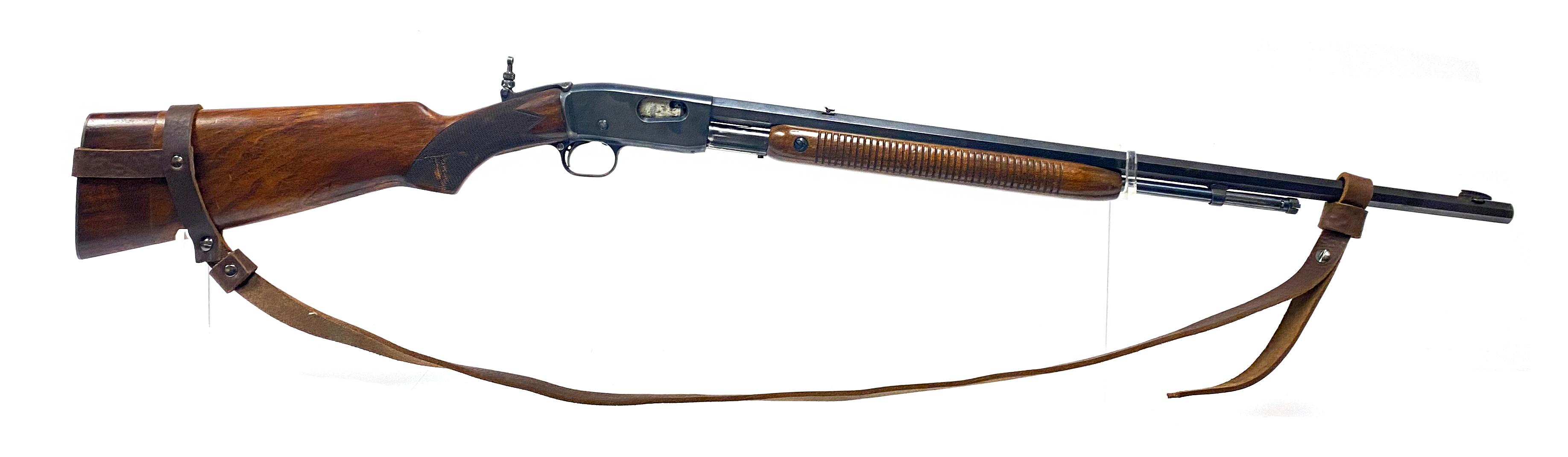 Remington-Pedersen's Patent Model 12C Pump Action .22 S-L-LR Takedown Rifle w/ Sling