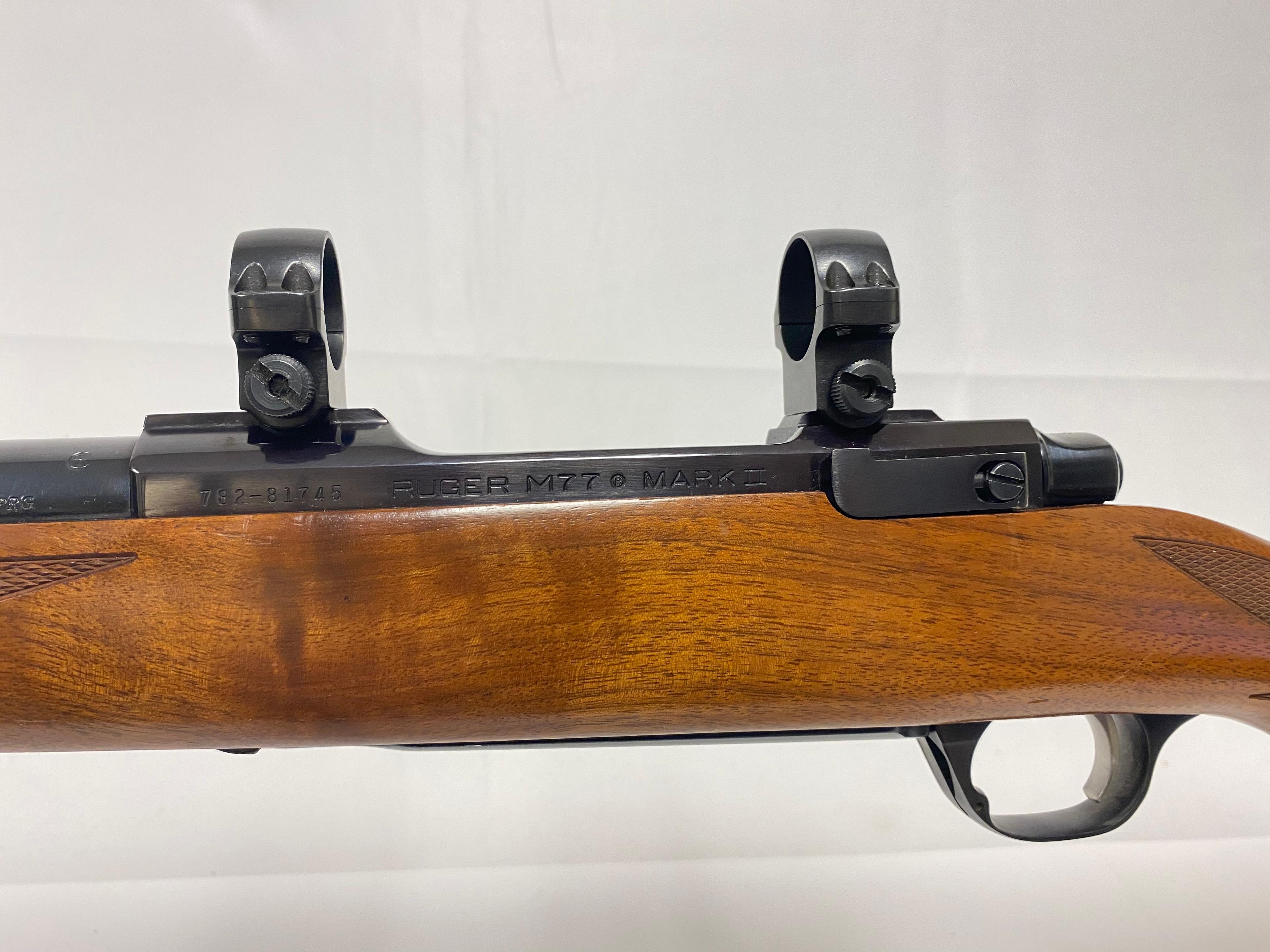 Excellent 1994 Ruger M77 Mark II .30-06 SPRG. Bolt Action Rifle with Scope Rings