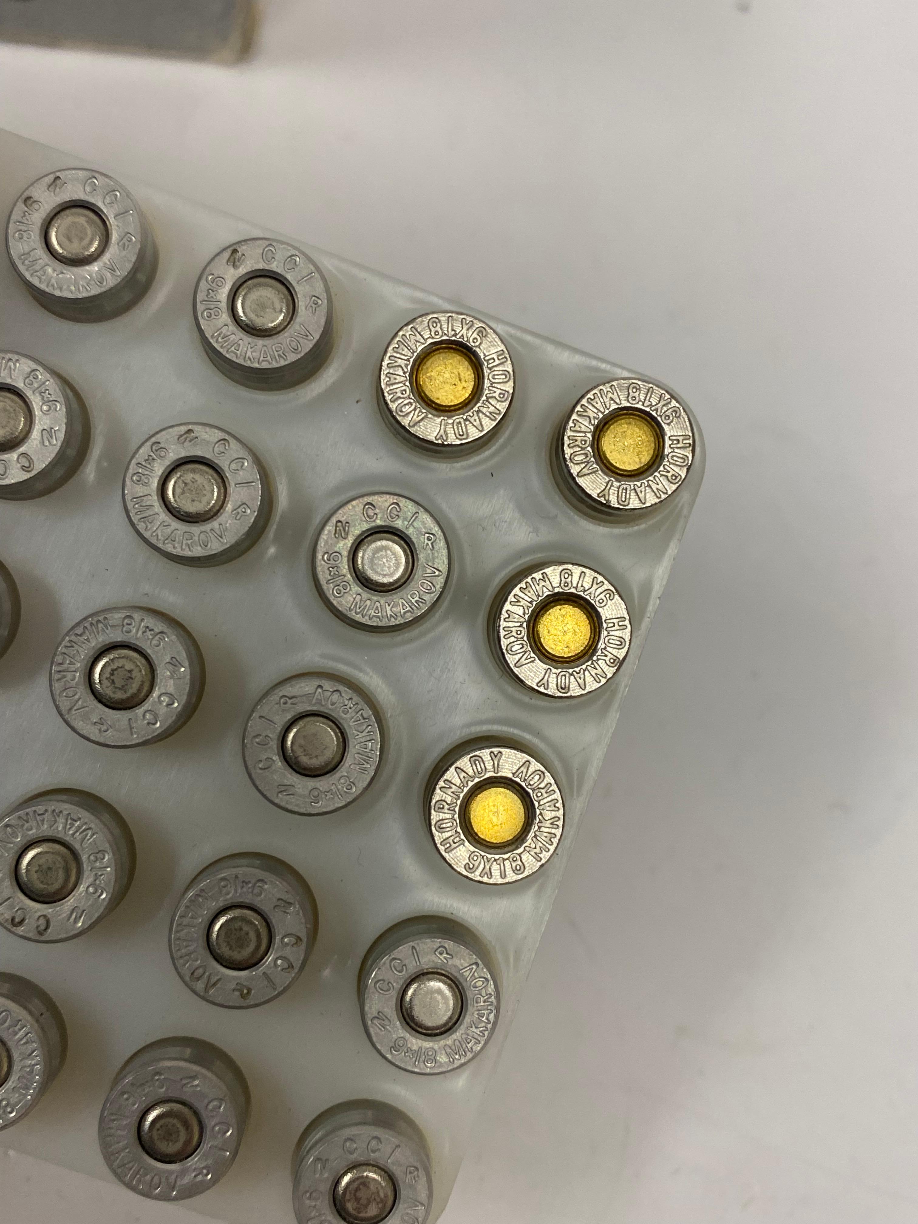 NIB 50rds. of 9x18mm MAKAROV JHP Personal Defense Ammunition