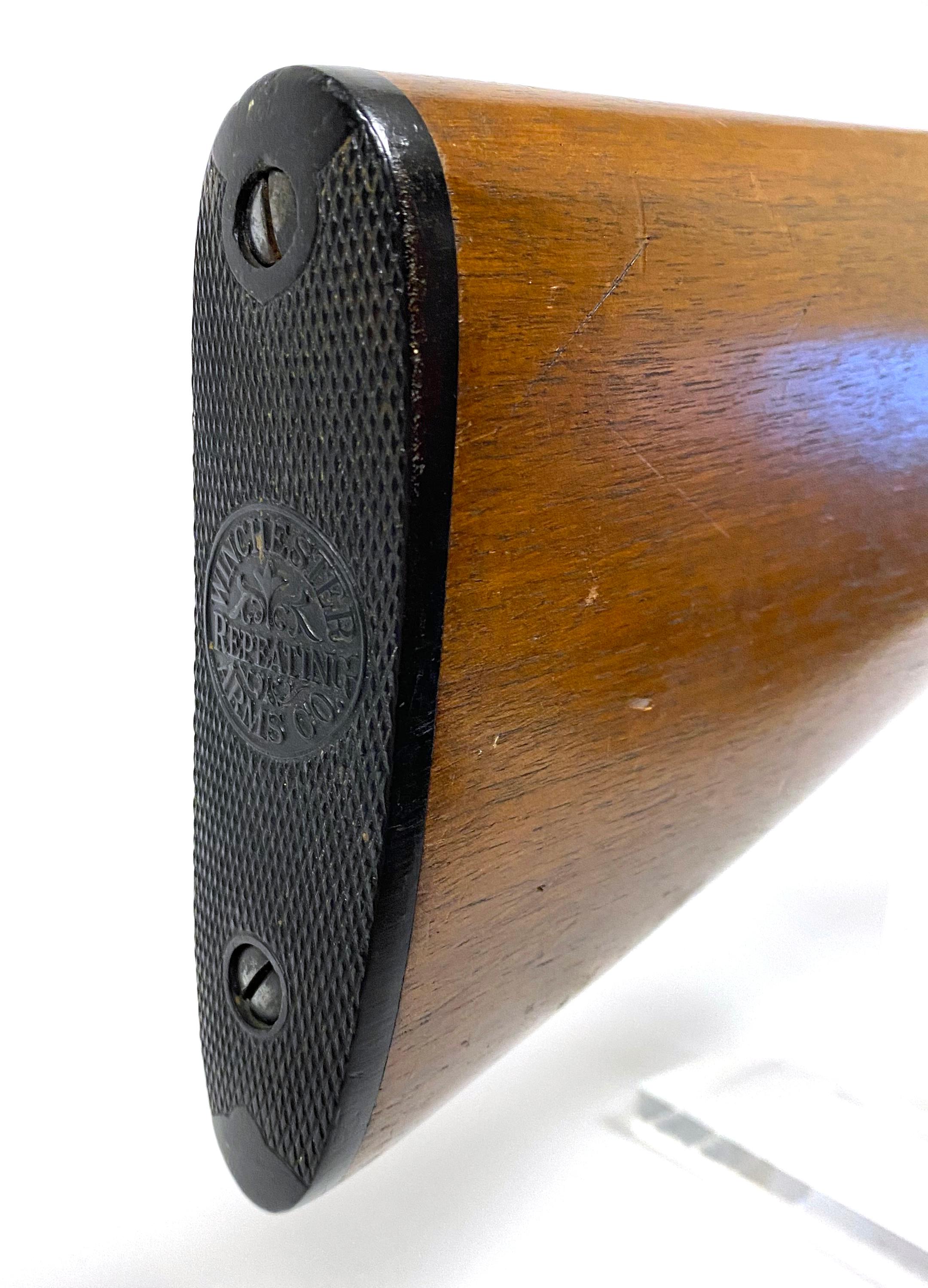 Excellent Winchester Model 68 .22 S-L-LR Bolt Action Rifle with Factory Peep Rear Sight