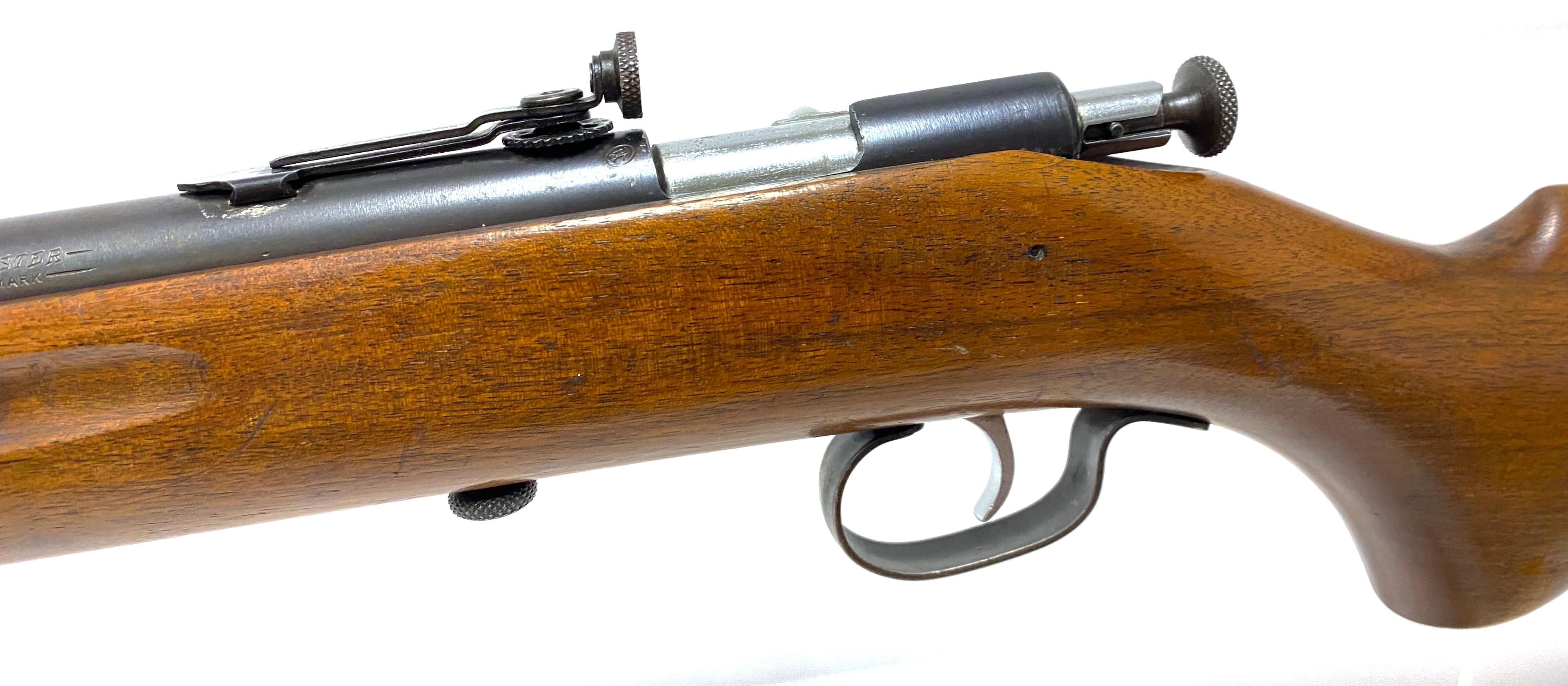 Excellent Winchester Model 68 .22 S-L-LR Bolt Action Rifle with Factory Peep Rear Sight