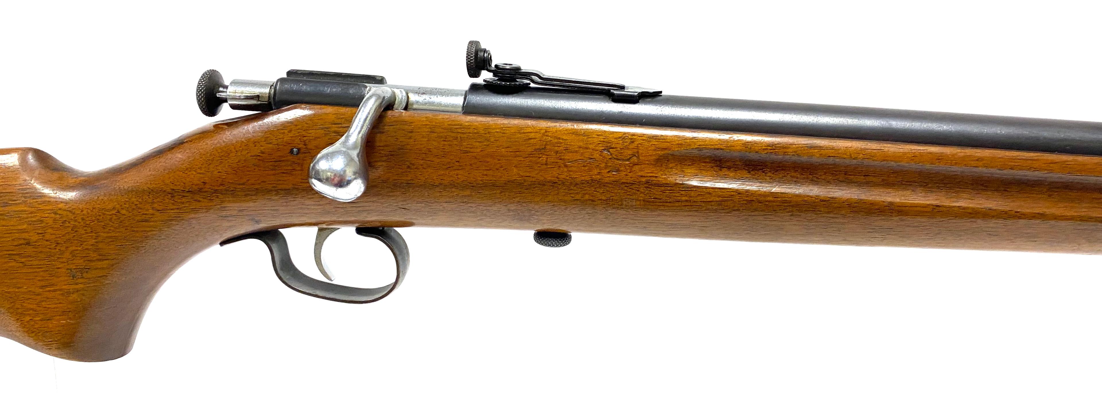 Excellent Winchester Model 68 .22 S-L-LR Bolt Action Rifle with Factory Peep Rear Sight