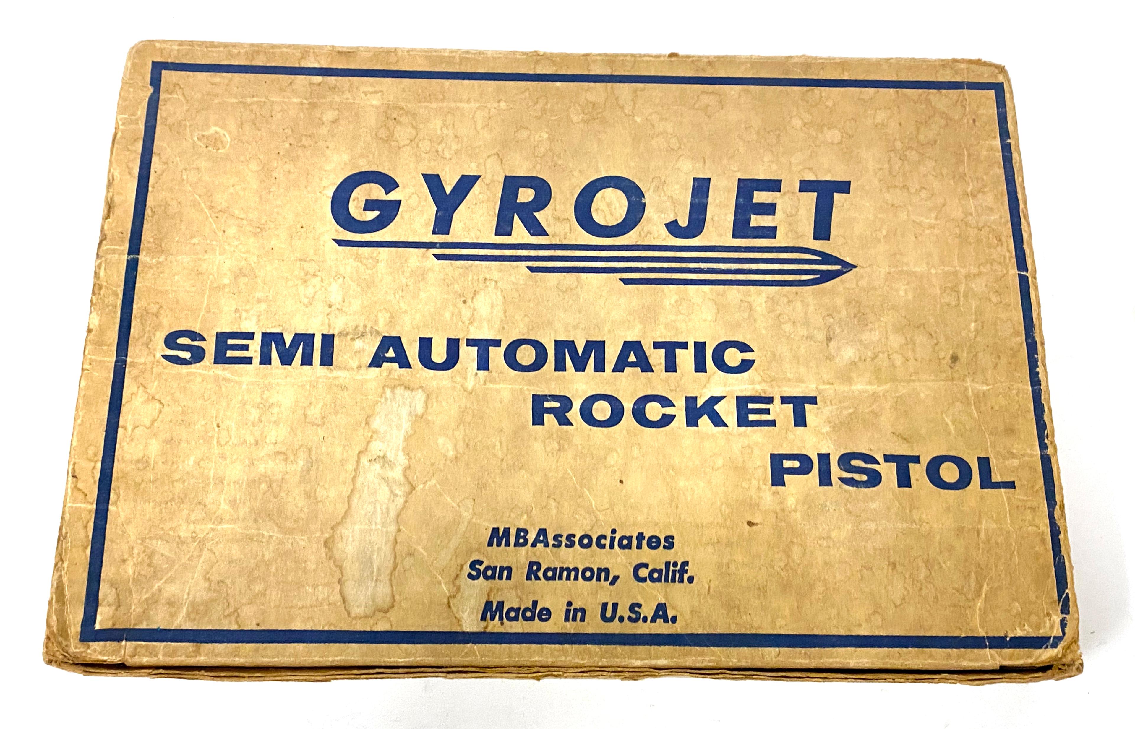 NIB Rare MBAssociates 12mm GYROJET Mark II Model C Experimental Rocket Pistol in Box