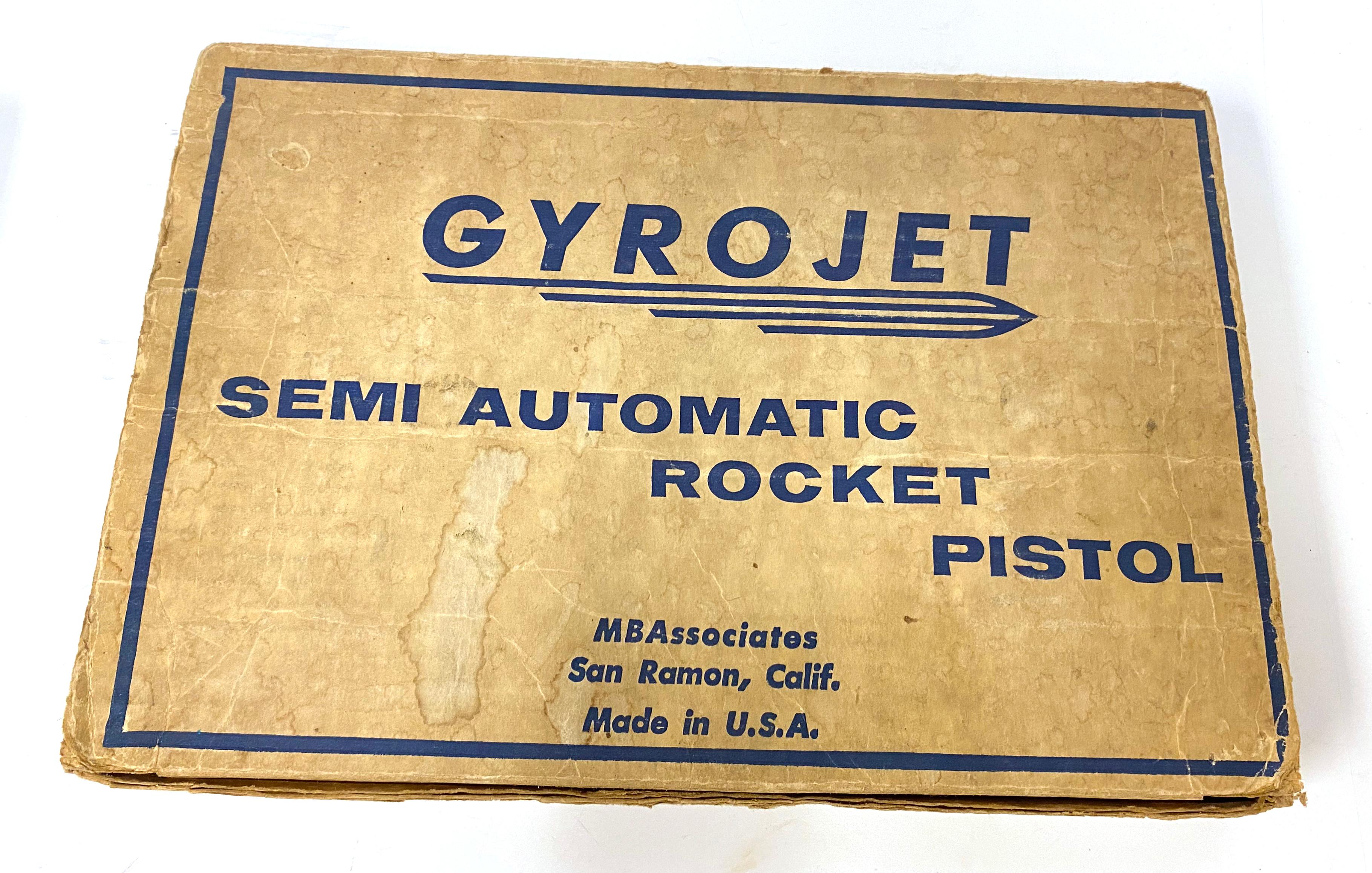 NIB Rare MBAssociates 12mm GYROJET Mark II Model C Experimental Rocket Pistol in Box