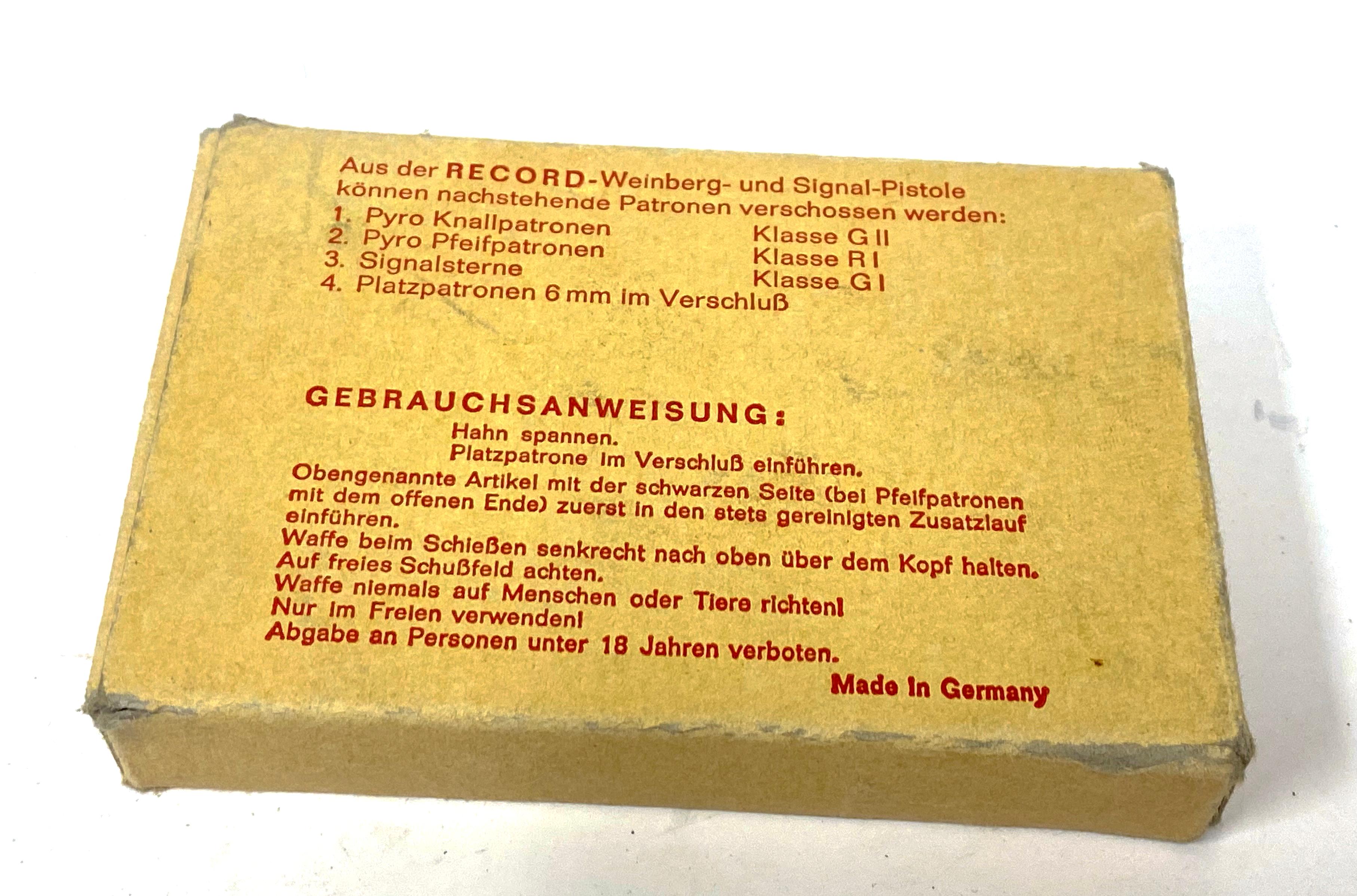 Vintage NIB FB Record Weinberg 6mm Signal Pistol
