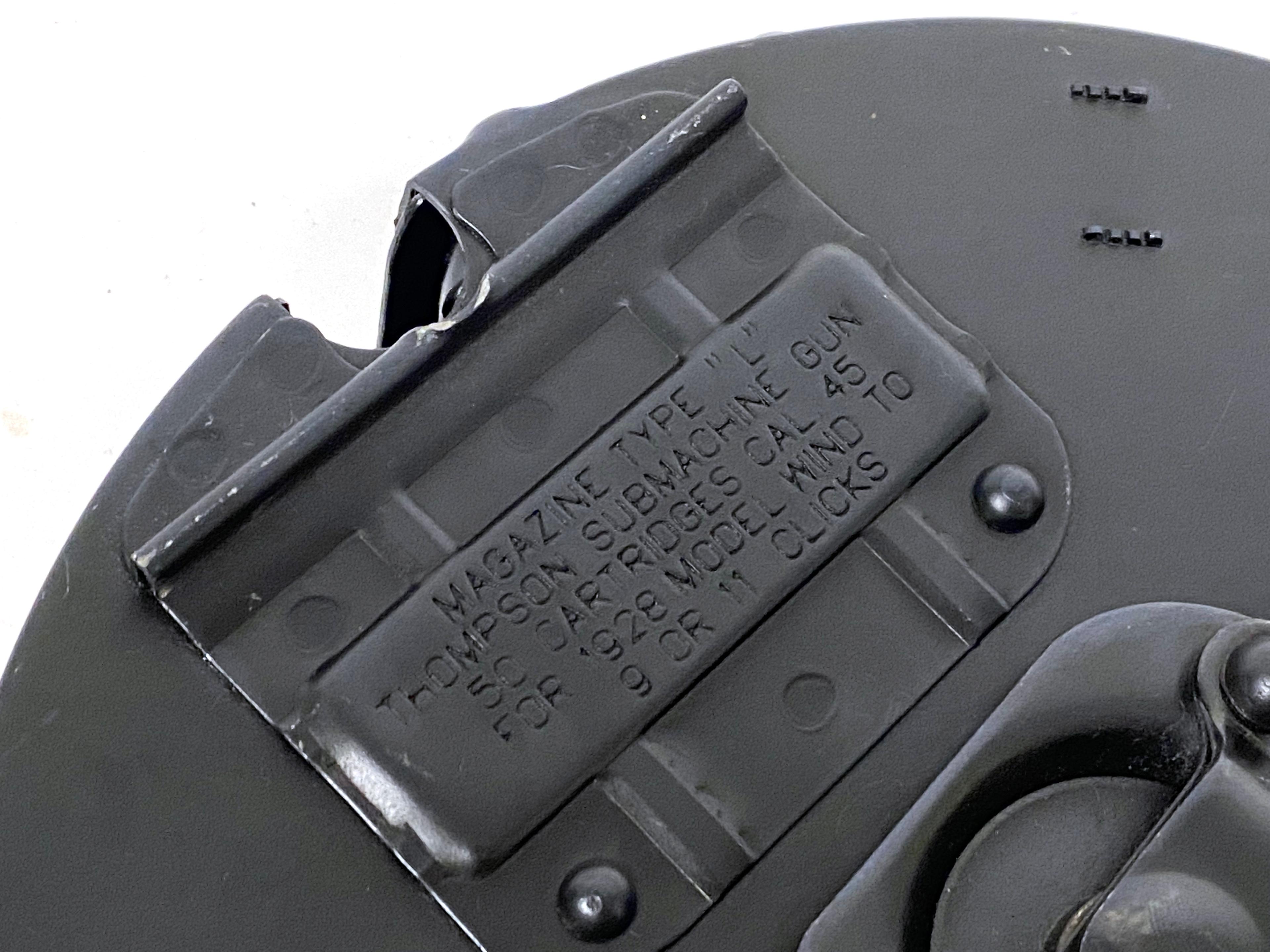 Excellent Thompson M1927 A1 Semi-Automatic Carbine with Type "L" Drum Magazine