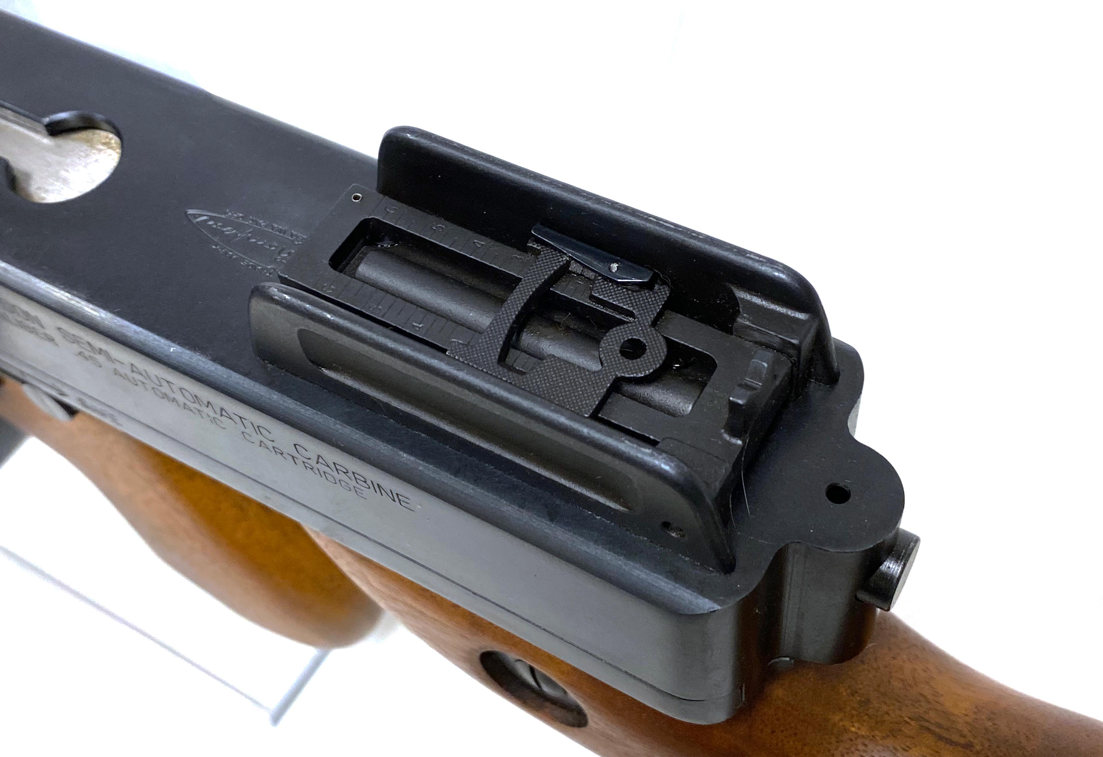 Excellent Thompson M1927 A1 Semi-Automatic Carbine with Type "L" Drum Magazine