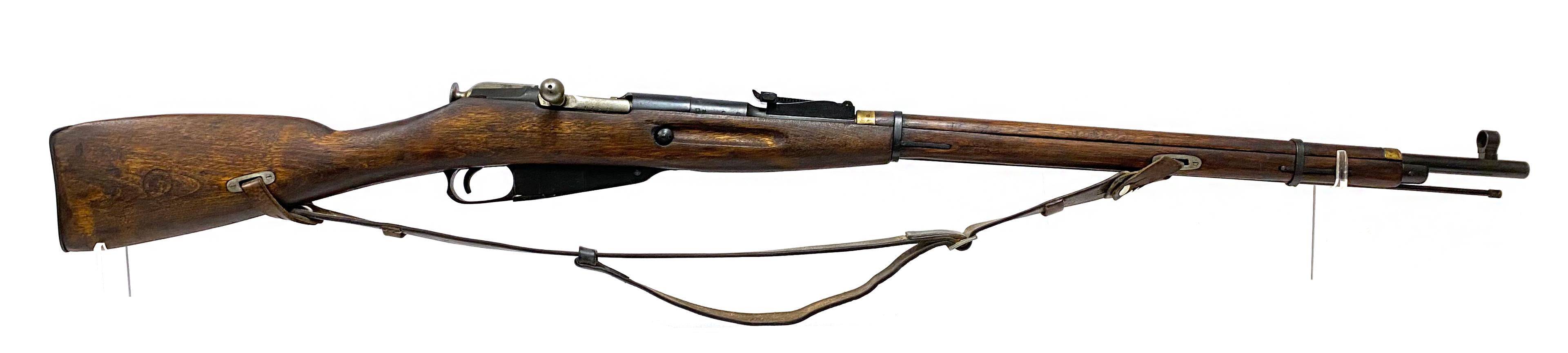 1939 Finn Capture Tula Mosin-Nagant M91/30 7.62x54r Bolt Action Rifle w/ Leather Sling