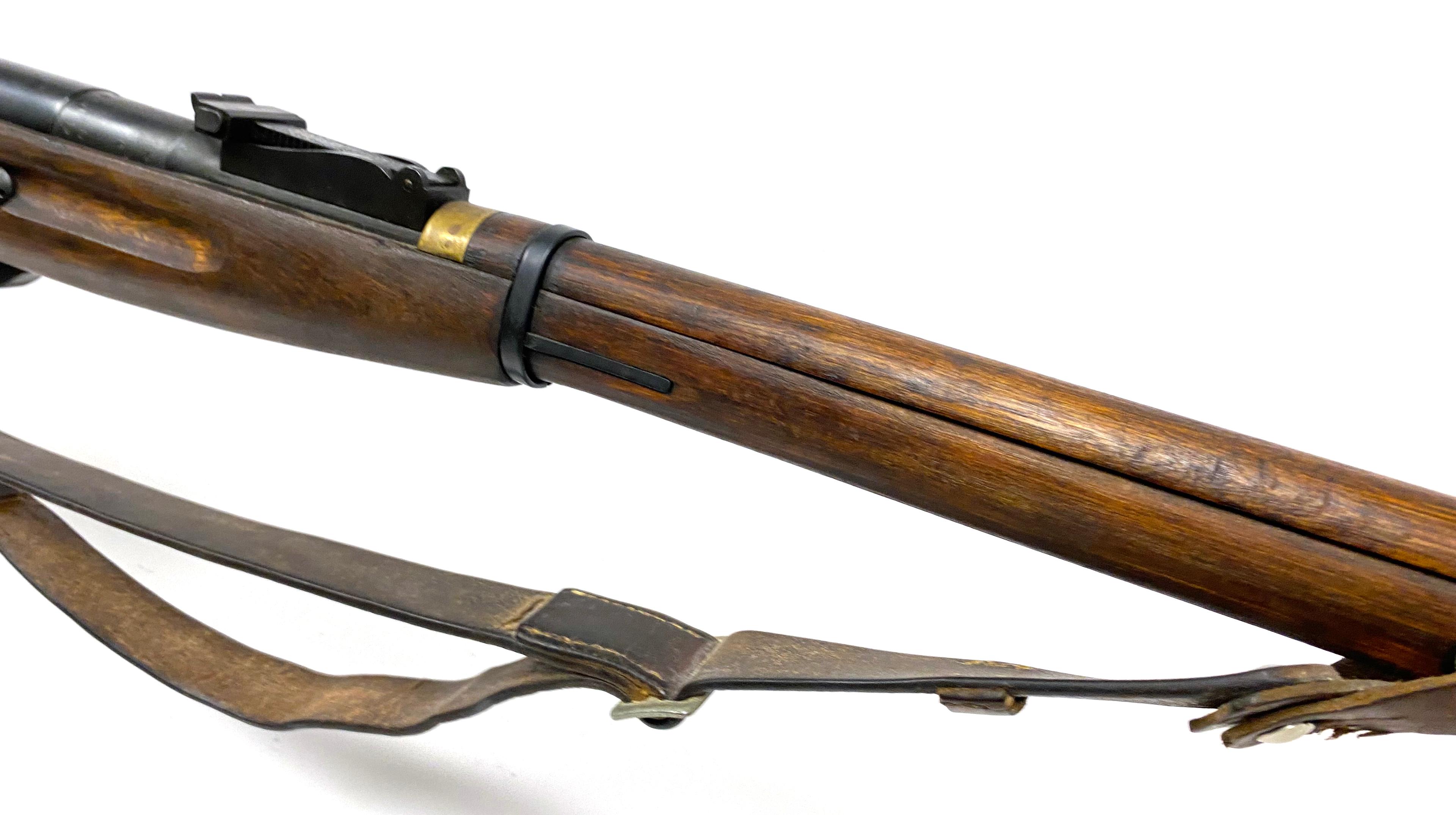 1939 Finn Capture Tula Mosin-Nagant M91/30 7.62x54r Bolt Action Rifle w/ Leather Sling