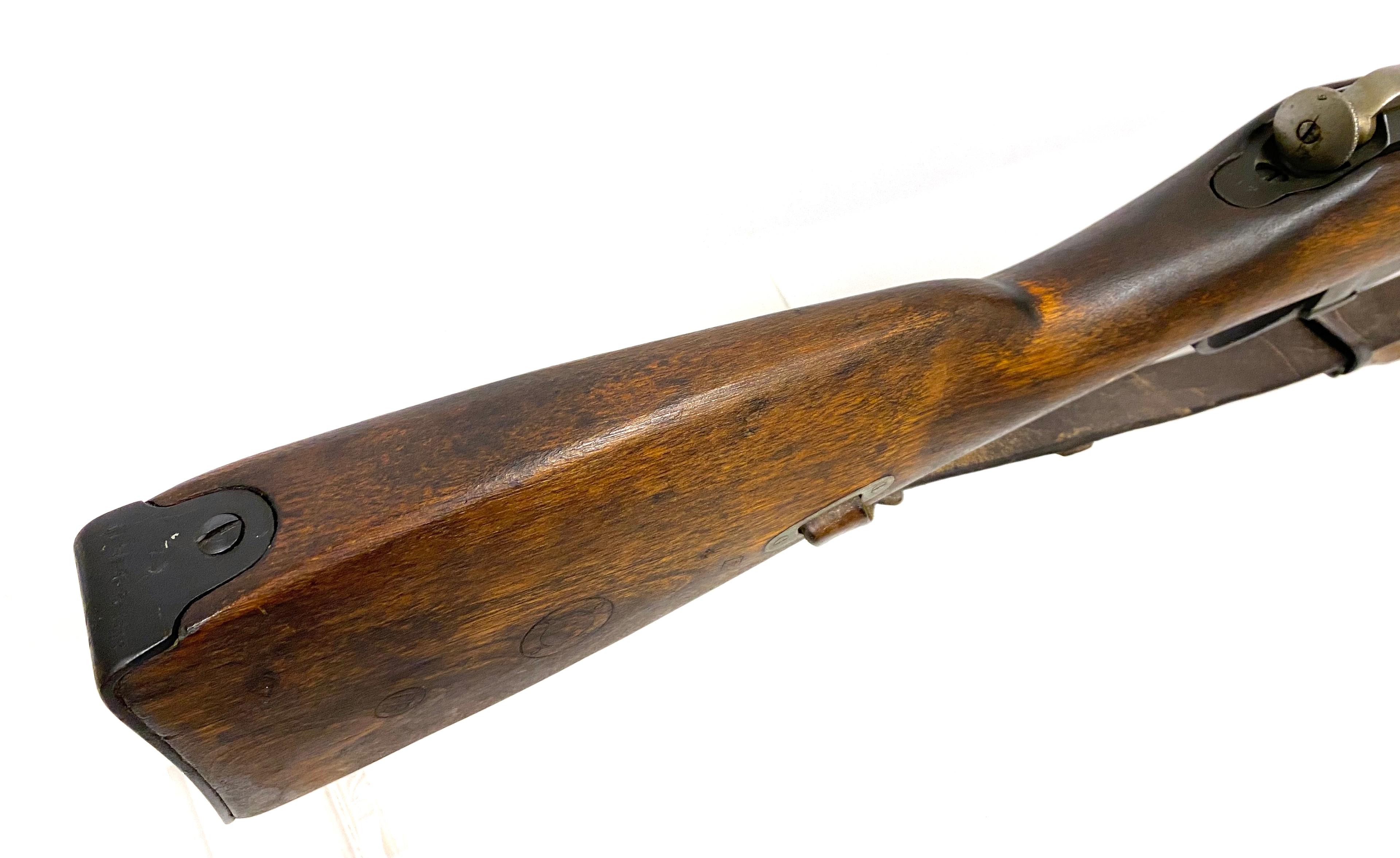 1939 Finn Capture Tula Mosin-Nagant M91/30 7.62x54r Bolt Action Rifle w/ Leather Sling