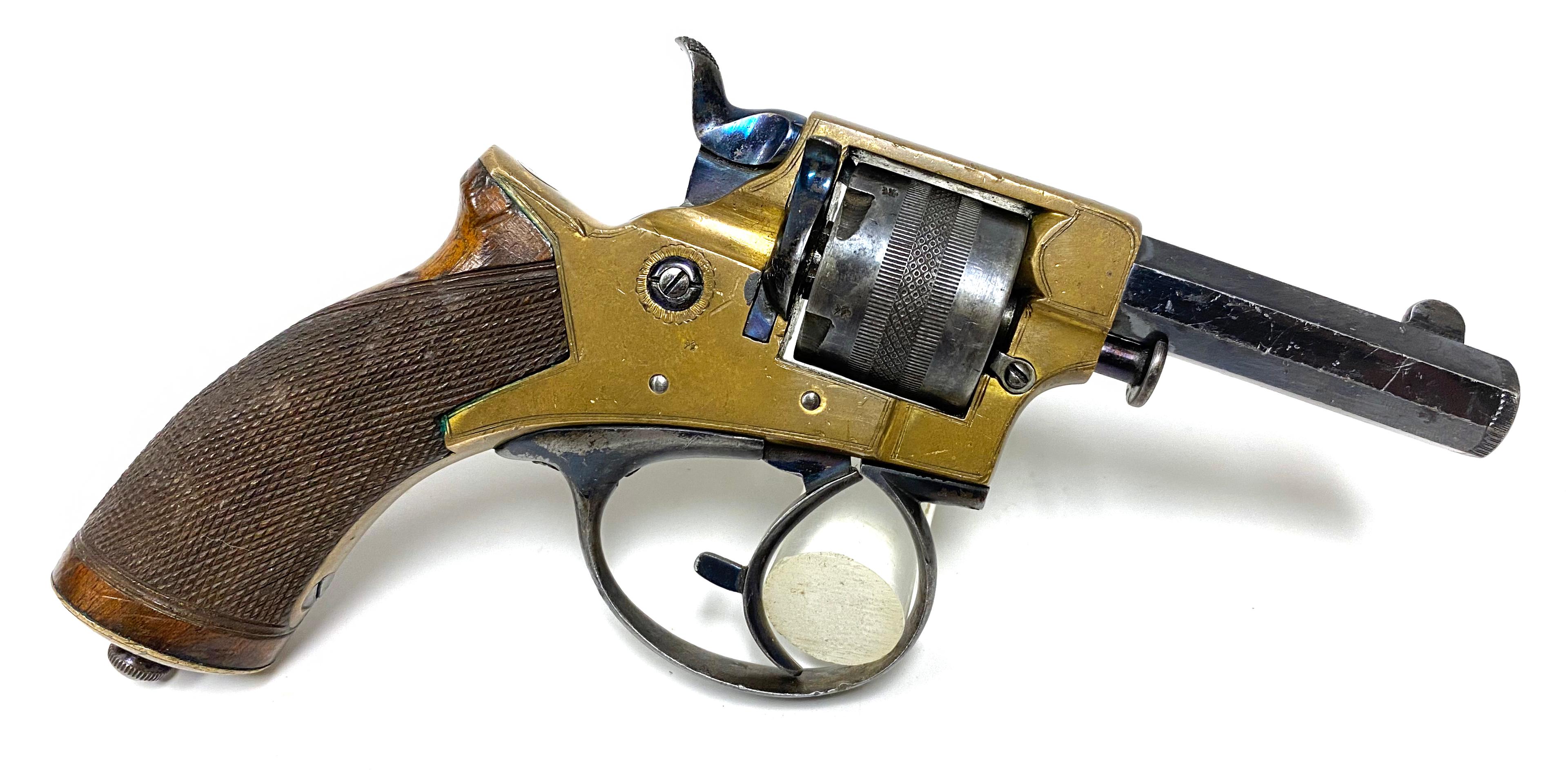 Excellent Tranter M1867 “House Defence” Double Action .297 RF Pocket Revolver by Cogswell & Harrison