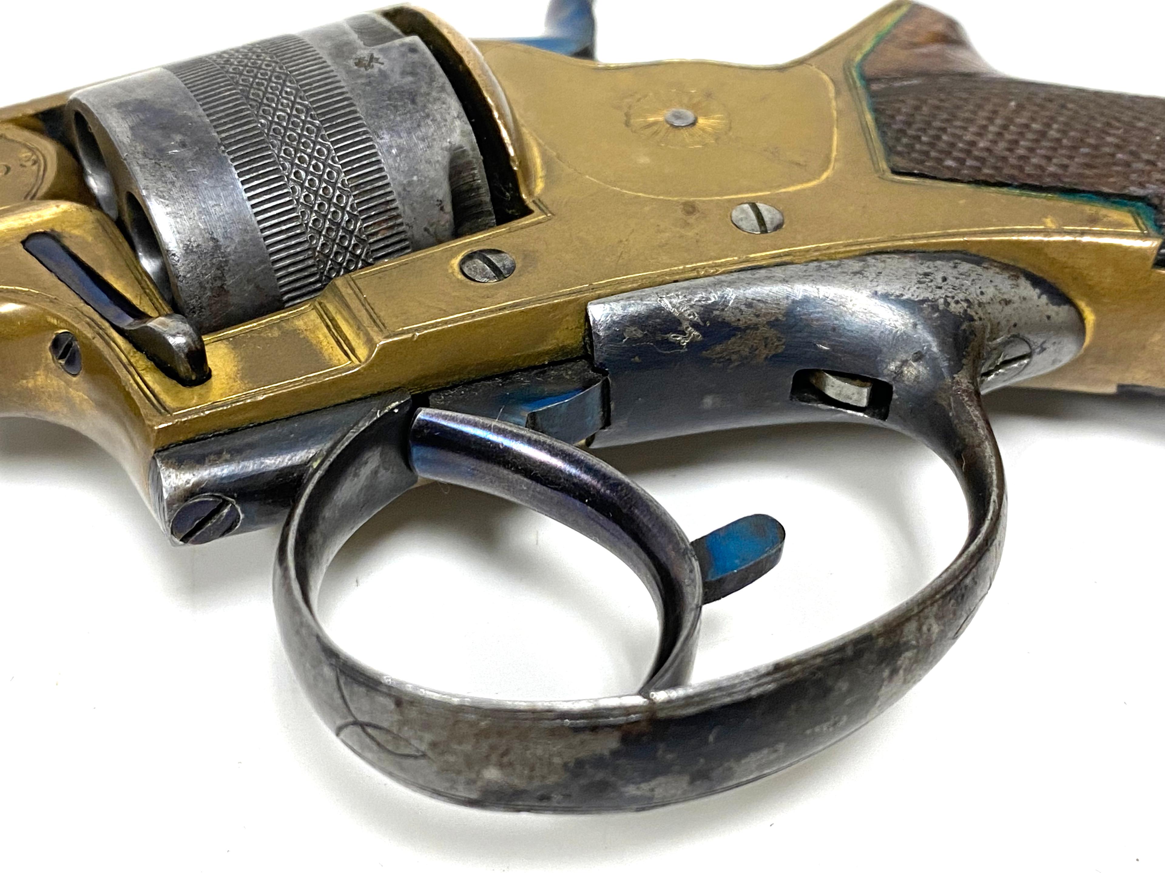 Excellent Tranter M1867 “House Defence” Double Action .297 RF Pocket Revolver by Cogswell & Harrison